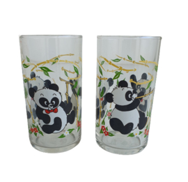 VINTAGE GLAZEN PANDA