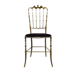 VINTAGE MESSING CHIAVARI STOEL , HOLLYWOOD REGENCY STOEL