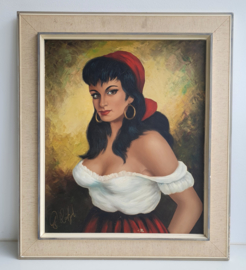 VINTAGE ZIGEUNER SCHILDERIJ