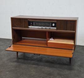 VINTAGE AUDIOMEUBEL MET BLUETOOTH