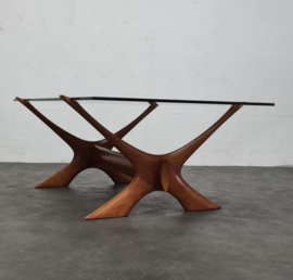 VINTAGE COFFEE TABLE, FREDERIK SCHRIEVER ABELN "CONDOR",  SWEDEN , 1960S