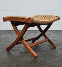 VINTAGE FOOTSTOOL , HANS WEGNER