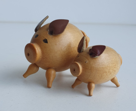 VINTAGE HOUTEN VARKENTJES