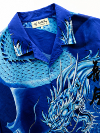 Camisa Vintage Dragón Azul - SIZE: L