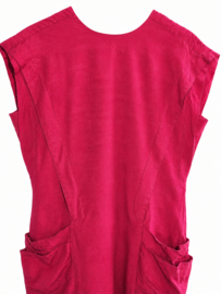 Vestido Vintage Años 80 – Fucsia - SIZE: 38