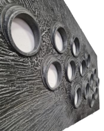 BRUTALIST WALL SCULPTURE