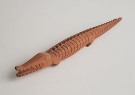 VINTAGE HOUTEN KROKODIL