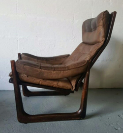 VINTAGE LEREN RELAX -FAUTEUIL