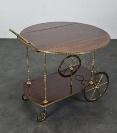 VINTAGE WING-SERVEERWAGEN, BAR CART