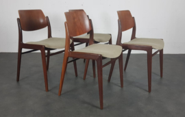 VINTAGE STOELEN , SET 4 STUKS