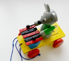 VINTAGE HOUTEN MUIS