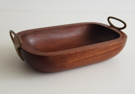 VINTAGE TEAK FRUITSCHAAL