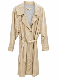 Vintage Beige Trenchcoat – Tijdloze Eleganti - Size:XL