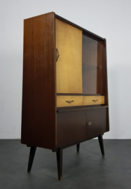 VINTAGE JAREN 50 KAST, VITRINE KAST