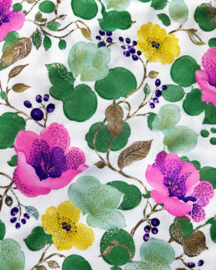 Vintage 80S blouse met romantische bloemenprint - Size: M