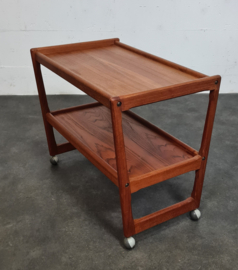 VINTAGE TEAK BARCART HOLGER GEORG JENSEN