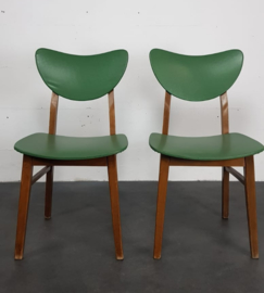 VINTAGE HEART CHAIRS , SET 2 STUKS