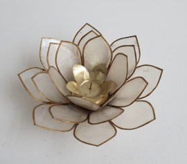 VINTAGE WAXINELICHTJE LOTUS