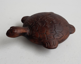 VINTAGE HOUTEN SCHILDPAD