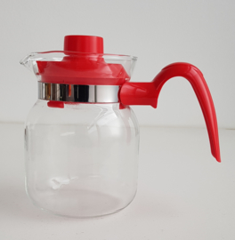 VINTAGE GLAZEN THEEPOT