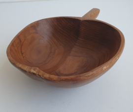 GROTE VINTAGE HOUTEN SCHAAL, APPEL