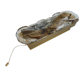 VINTAGE CITRUS SWIRL WANDLAMP, KALMAR FRANKEN, OOSTENRIJK, 1960S