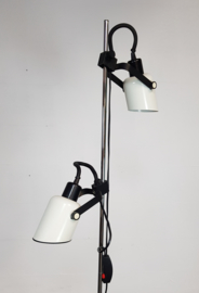 VINTAGE VLOERLAMP MET SPOTJES