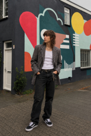 Vintage Bouclé Blazer – Jaren 90 Klassieker - Size M