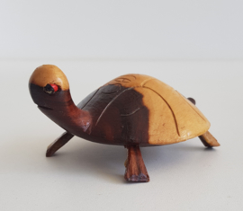 VINTAGE HOUTEN SCHILDPAD