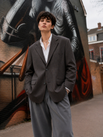Vintage Geruite Herenblazer – Klassieke 90s Stijl - Size: L/XL