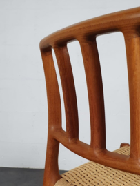 VINTAGE NIELS O MOLLER CHAIRS MODEL 83, SET 4 STUKS