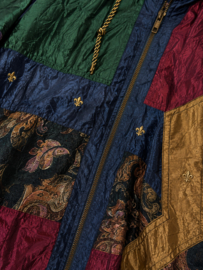 Vintage Patchwork Ski- & Outdoorjas | Jaren 80/90 - Size: M/L