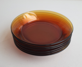 VINTAGE GLAZEN DIEPE BORDEN