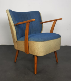 VINTAGE COCKTAIL STOELEN, SET 2 STUKS