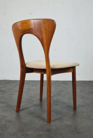 VINTAGE TEAK STOELEN, NIELS KOEFOEDS , MODEL PETER