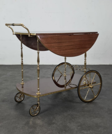 VINTAGE WING-SERVEERWAGEN, BAR CART