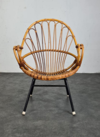 VINTAGE ROTAN STOEL, DIRK VAN SLIEDRECHT
