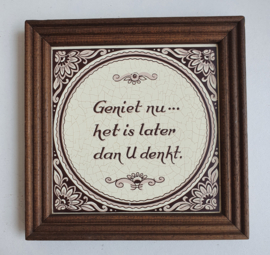 VINTAGE SPREUK