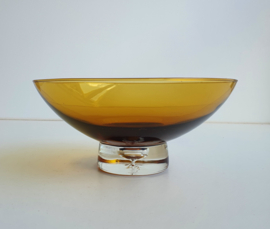 VINTAGE GLAZEN FRUITSCHAAL