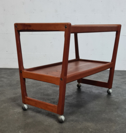 VINTAGE TEAK BARCART HOLGER GEORG JENSEN