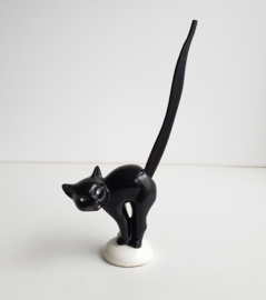 VINTAGE BEELDJE , ZWARTE KAT