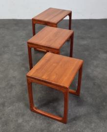 VINTAGE NESTING TABLES BR GELSTED