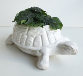 GROTE VINTAGE BLOEMPOT SCHILDPAD