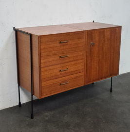 VINTAGE SIDEBOARD, OMNIA ERNST HILKER, DUITSLAND, 1960S