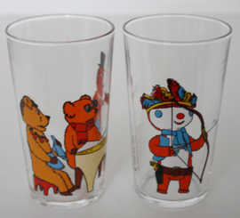 VINTAGE KINDER GLAZEN