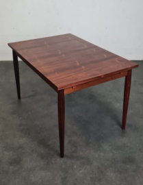 VINTAGE ROSEWOOD EETTAFEL, LÜBKE