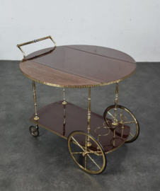 VINTAGE WING-SERVEERWAGEN, BAR CART