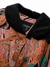 Chaqueta Vintage Oversize con Estampado Artístico – Un Statement de Estilo con Personalidad - SIZE M/L
