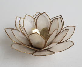 VINTAGE WAXINELICHTJE LOTUS