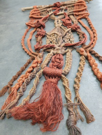 VINTAGE MACRAME WANDKLEED XXL